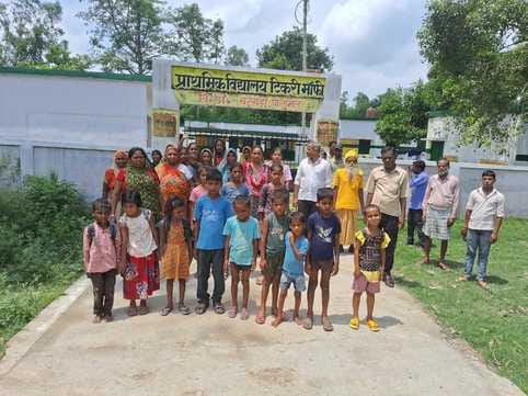 Dense trees, animals are also a threat... How will children go to school?