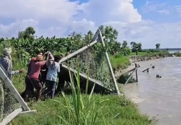 Sharda water level decreased, erosion near Srinagar also stopped
