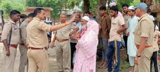 English   Tensions in two communities over burial, police calm