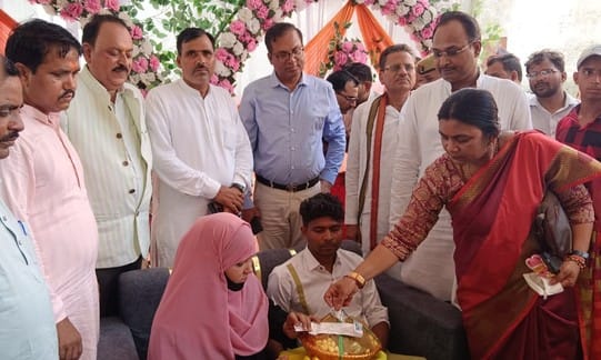 87 couples took the vows, 14 accepted Nikaah