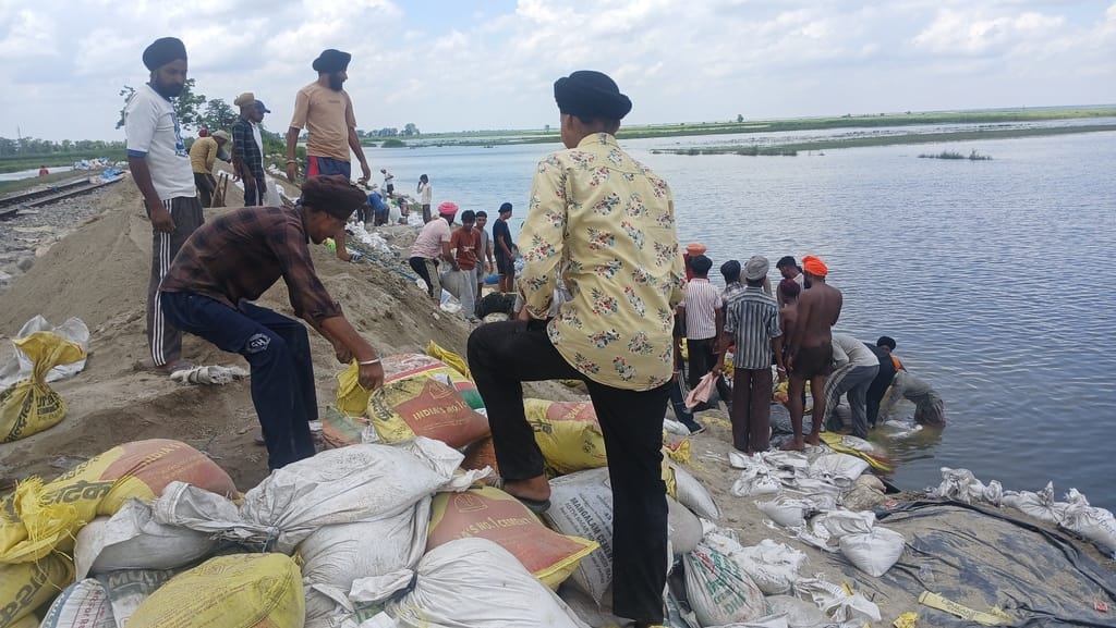 Erosion stopped to some extent, but leakage continues