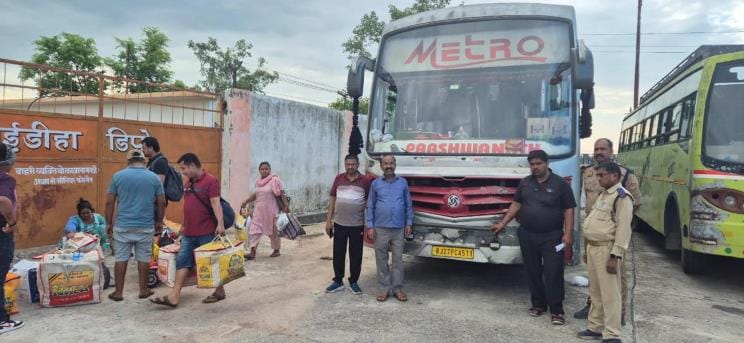 Double decker bus seized for violating permit conditions