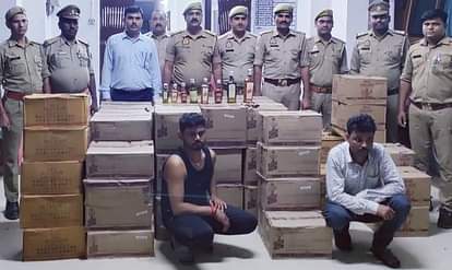 Alcohol was being smuggled through an ambulance, two arrested