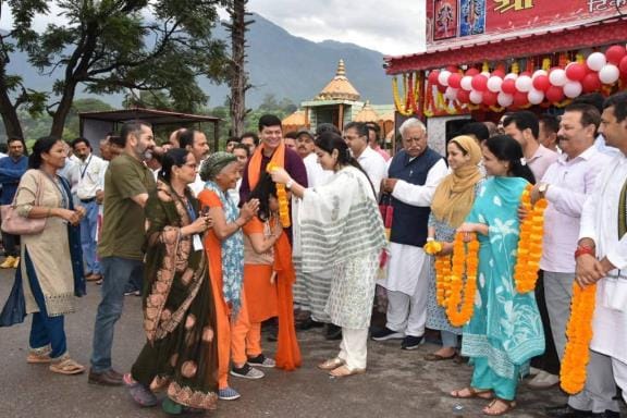 Welcome of Amarnath Yatra in Udhampur