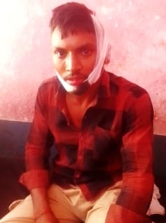 A leopard hiding in a sugarcane field attacked a farmer
