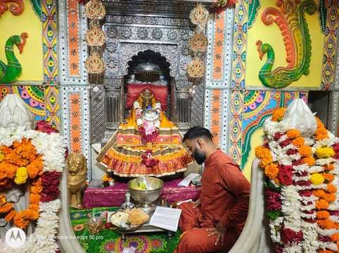 Cheers echoed in Maa Bhimeshwari Devi temple on Ashtami of Gupt Navratri.