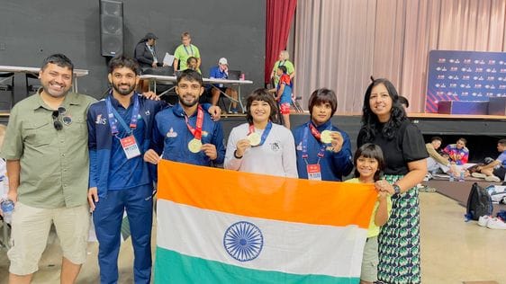 Sapna, daughter of village Jaitpur, won gold medal in wrestling