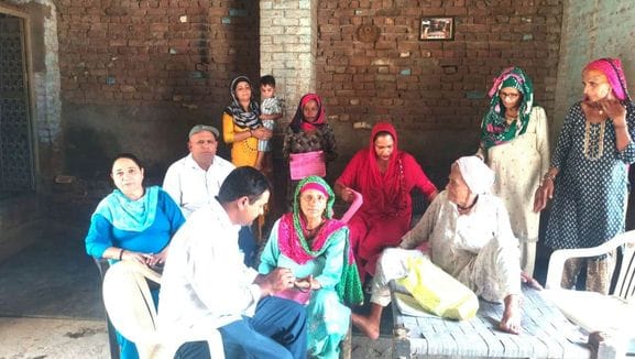 The health department knocked on the door of 590 houses