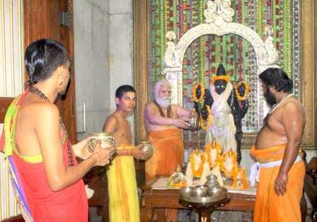 Lord Varadaraj was anointed with 108 silver pots