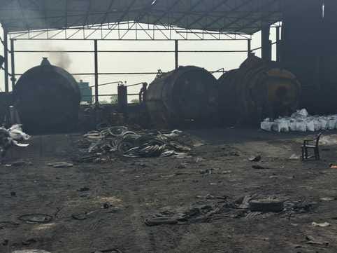 CM Flying raided a factory making oil from old tyres