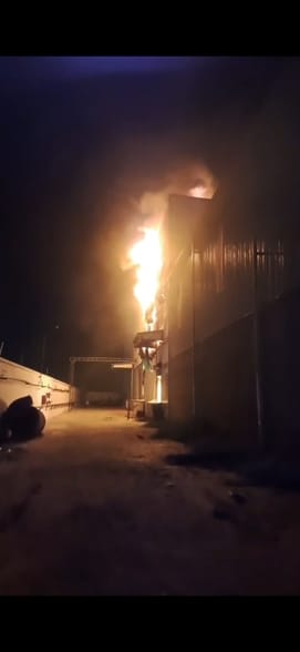 Fire breaks out in rice polishing factory, loss of Rs 3 crore feared