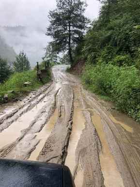 Chidgaon-Chilala road in bad condition