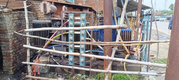 ransformer blew up due to overloading, power cut