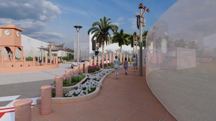 The beautification of the city's roads... the renovation of Mall and Hansi Road will start this week.