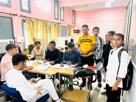 Due to the admission process, ITI was open even on holidays, 56 students took admission