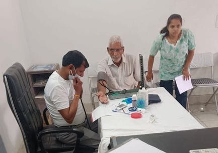 83 people got their health checkup done in the free checkup camp