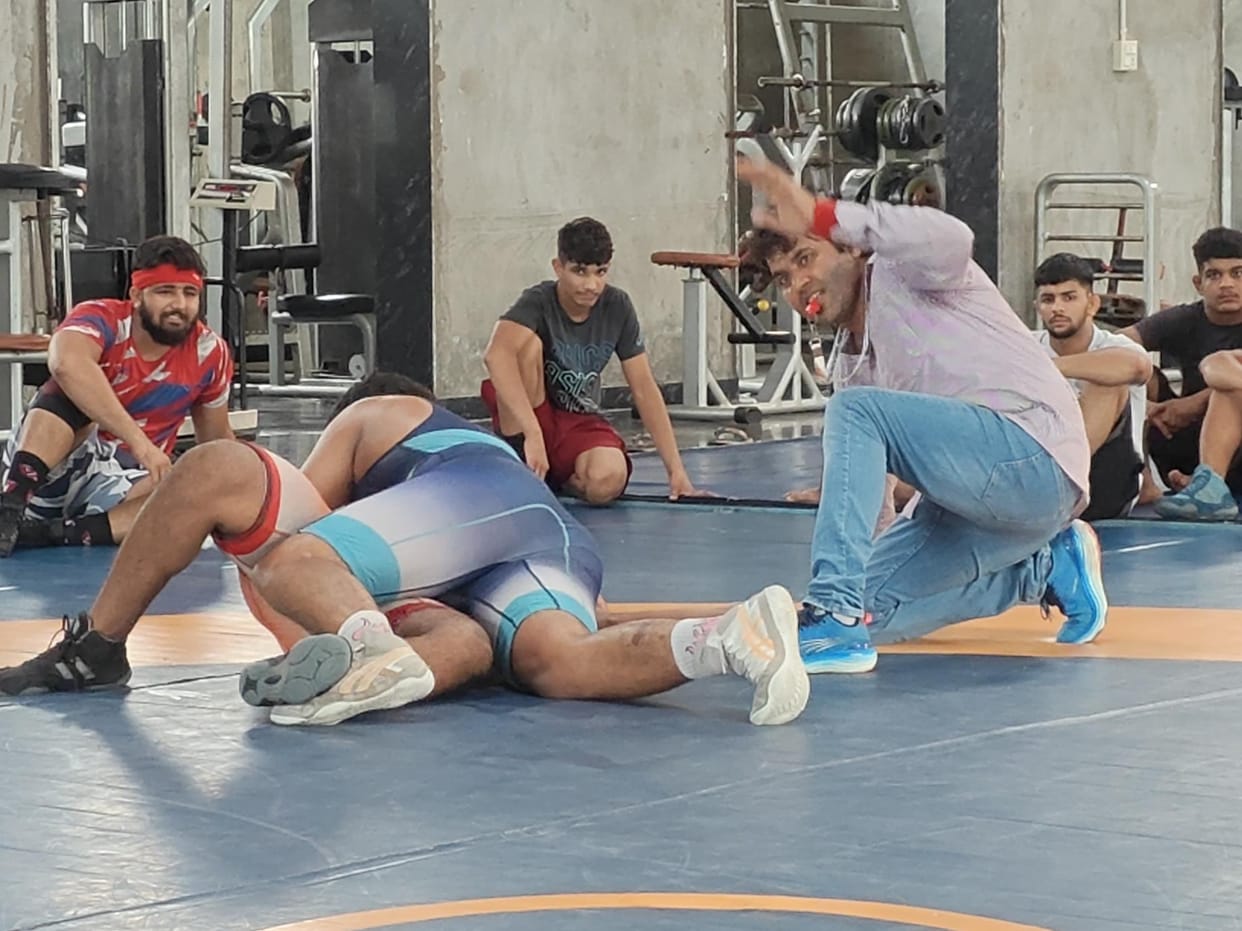 Mohit showed his skills in 57 kg weight category and Sahil in 61 kg