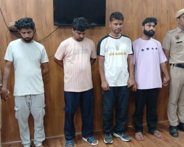 Rewari police busted fake call center in Delhi, four cyber fraudsters arrested