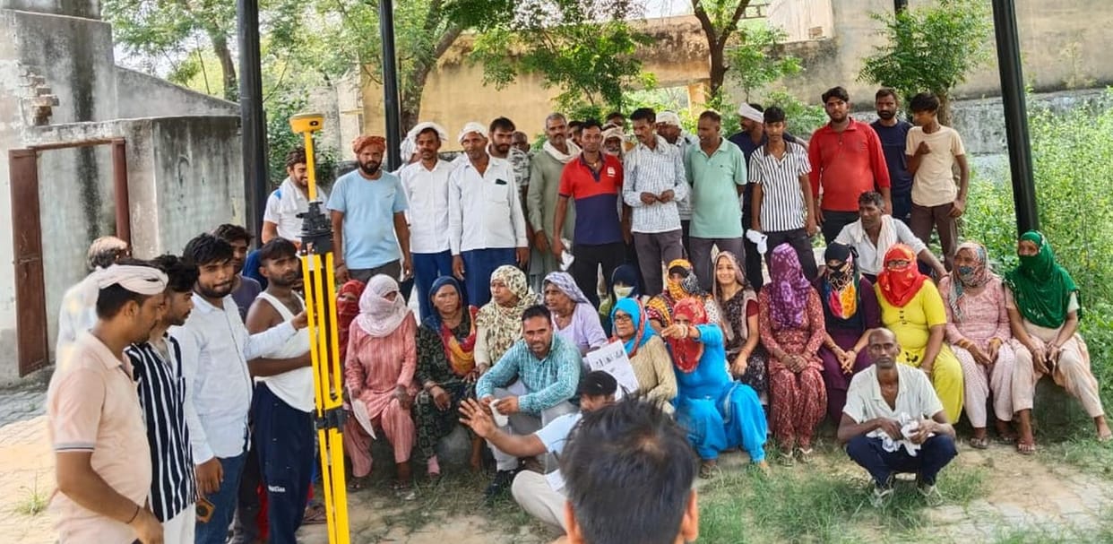 rajaswa team returned form village