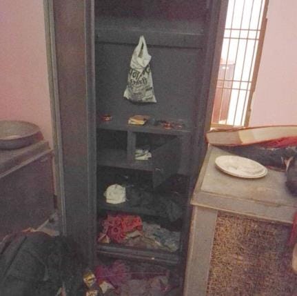 Cash and jewellery stolen from the house of a farmer and a teacher