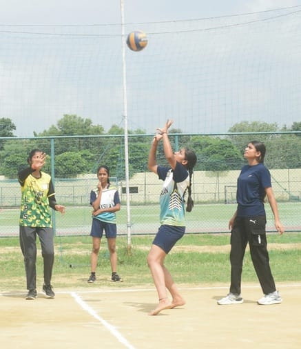 St. Francis Convent won the volleyball tournament