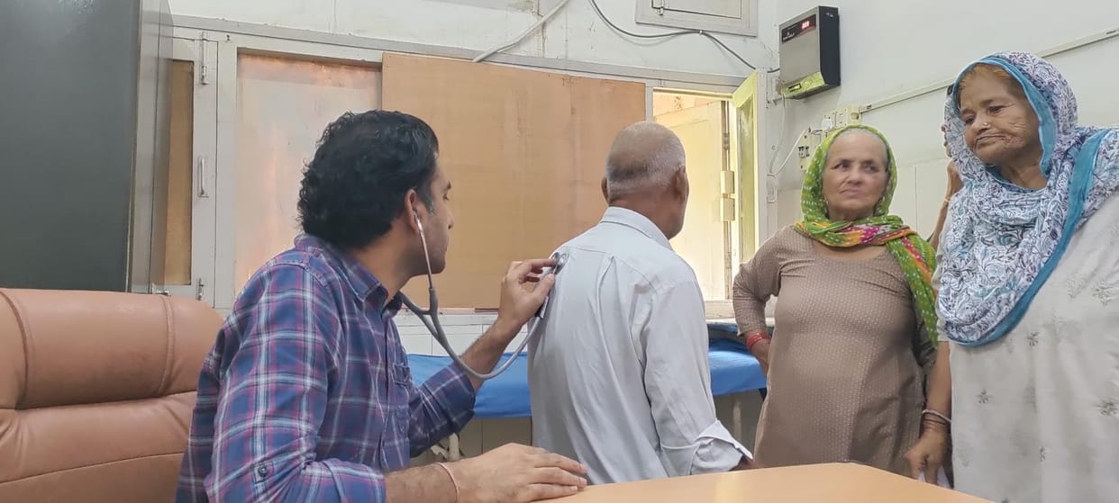 Patients suffering from cough, cold, fever and itching increased due to heat and humidity