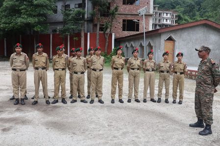 NCC cadets could not go home, stayed in JNV