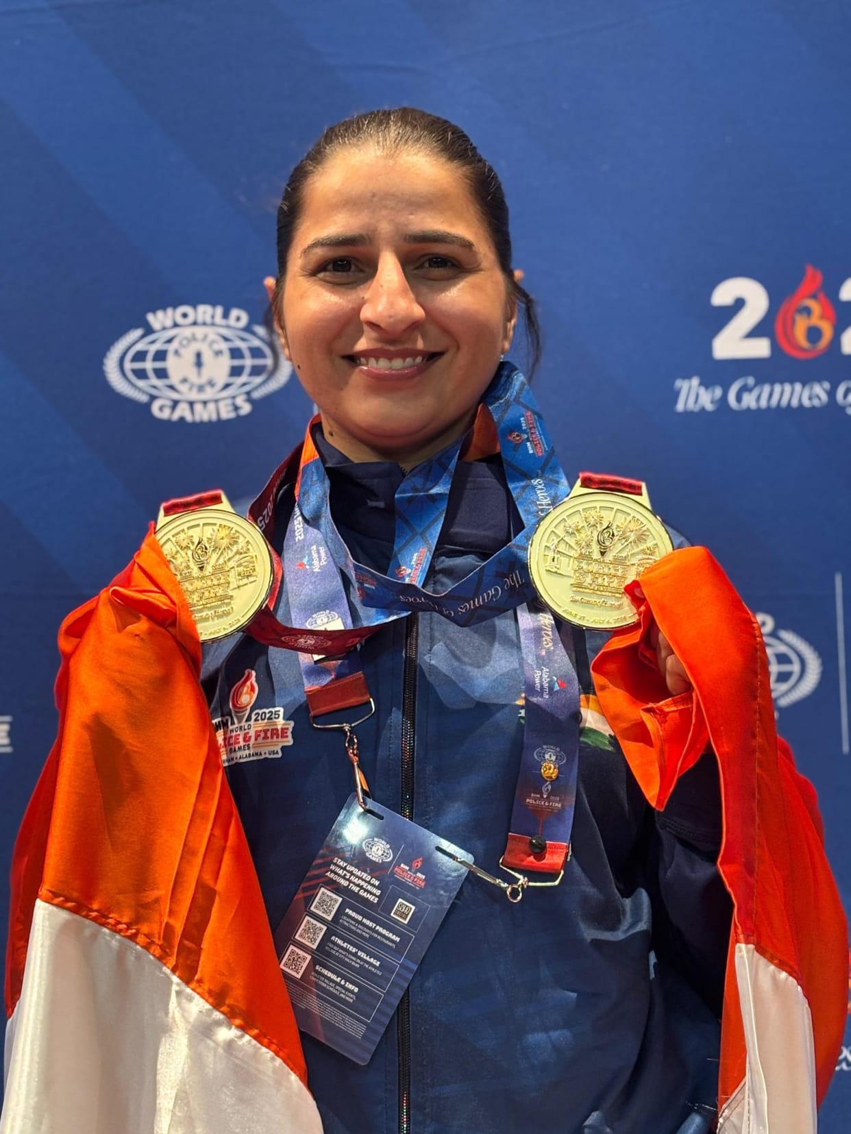 Seema became a golden girl fighting for her family and country together