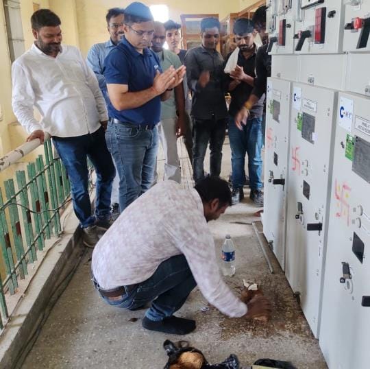 Sufficient power reached the pump canal, water speed increased