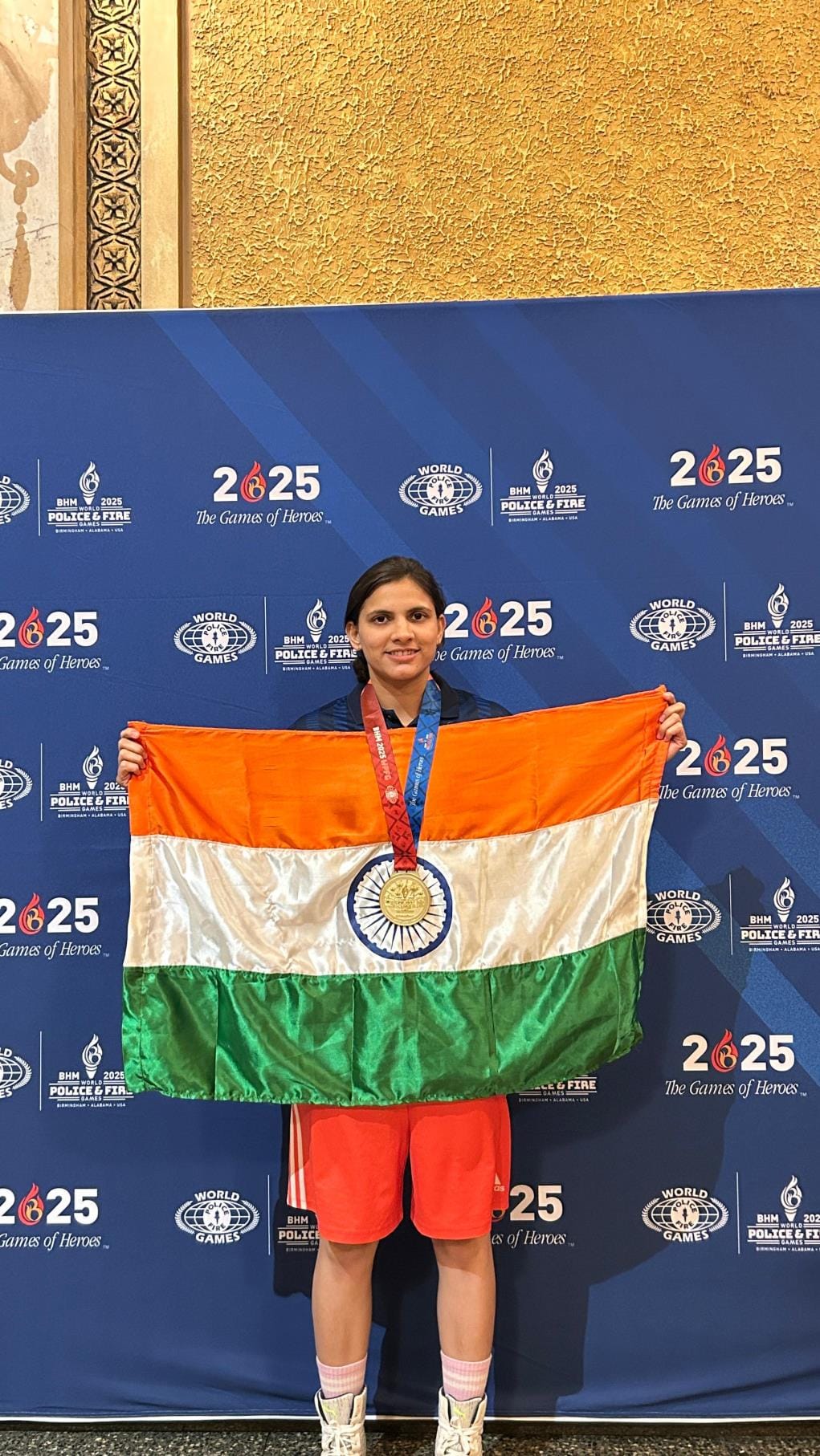 Boxer Sonu Poonia changed the colour of the medal in World Police Games, won gold