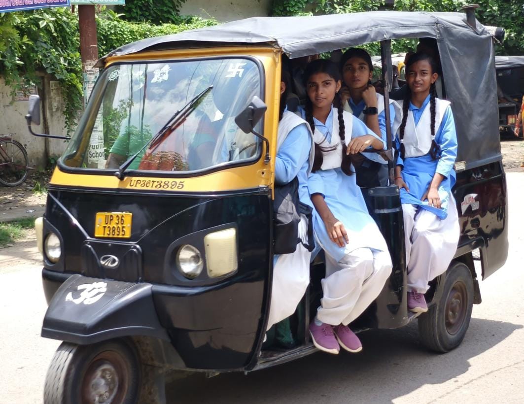 Children are being stuffed in autos and e-rickshaws