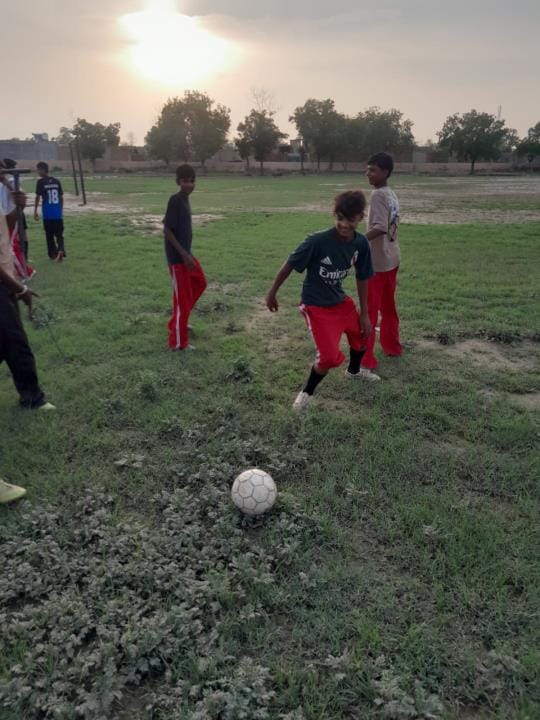 Police teams organized sports competitions in villages