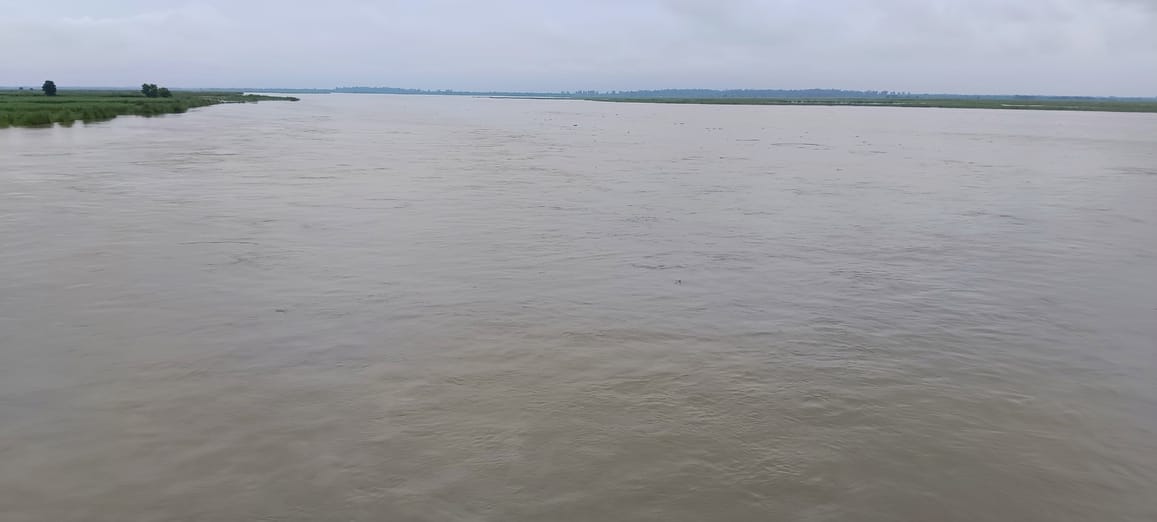 Ganga's water level reached 80 thousand cusecs