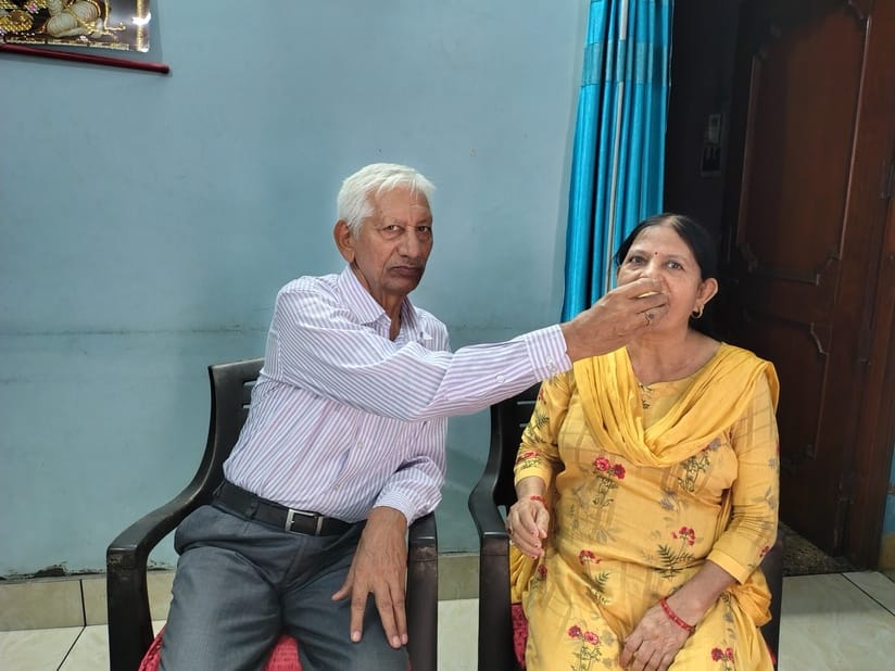 Nana said... daughter Rani, grandmother got lost in Aastha's childhood