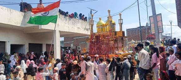 Tazia procession taken out on Muharram