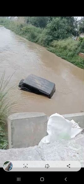 Thar falls into canal near Rohat village, driver saved