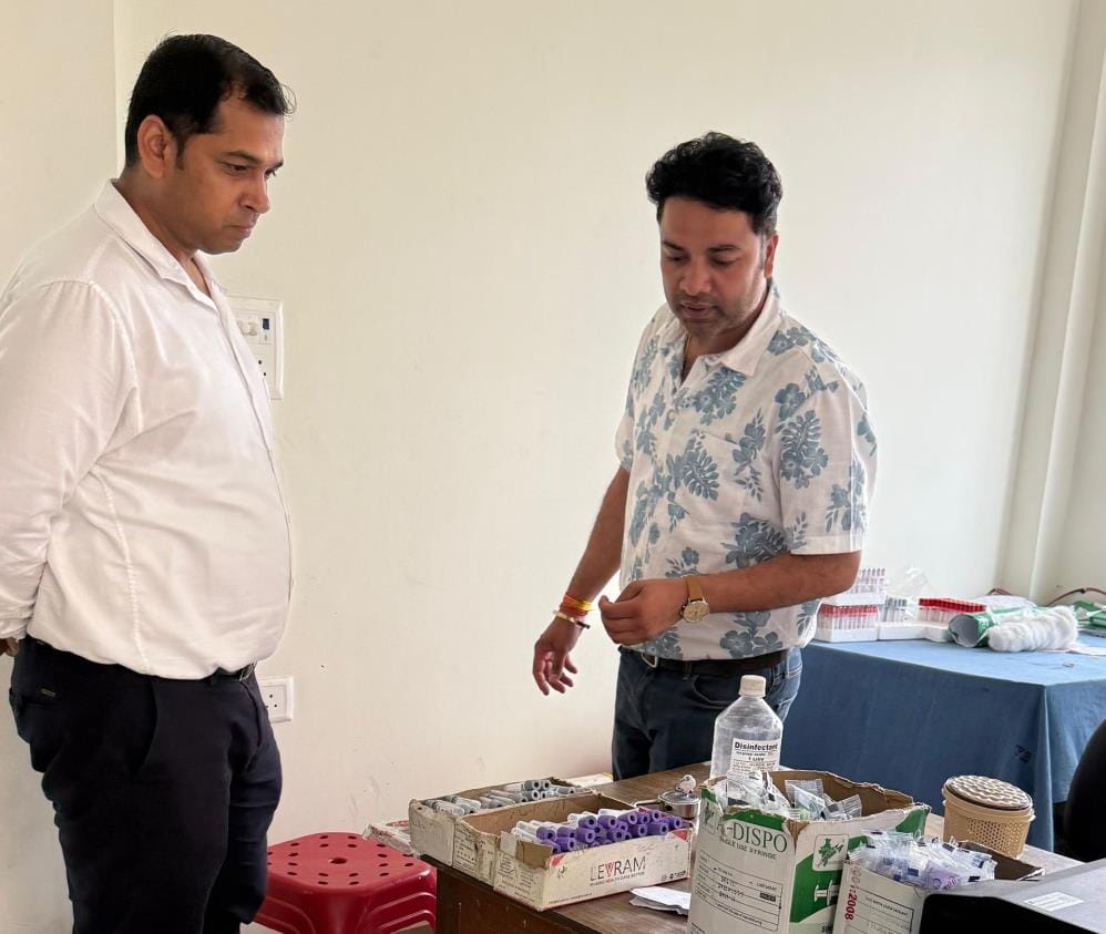 Efforts to establish a blood bank in Sitarganj are in full swing