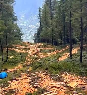 Ram Singh raised the political temperature on Bijli Mahadev Ropeway