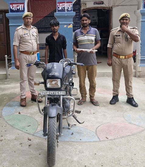 Two accused of theft arrested, bike recovered