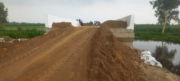 PWD removed the warning board from the bridge and filled the soil
