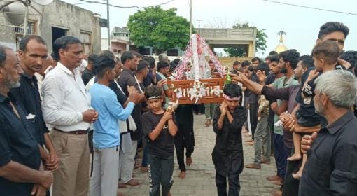 The coffin was recovered after the meeting
