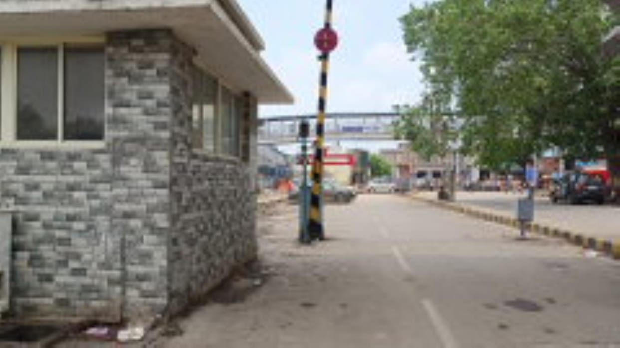 Vehicle scanners installed for security at the junction are gathering dust