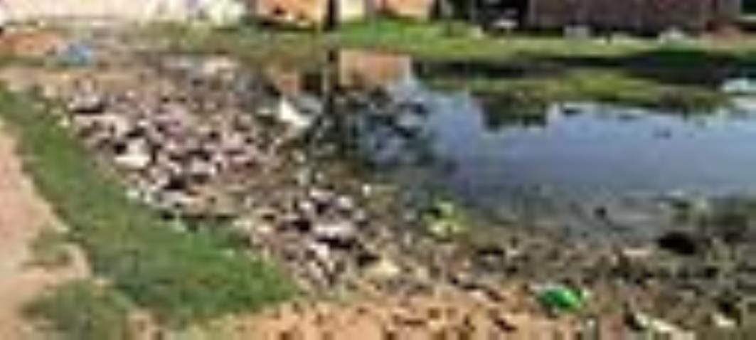 There is no sanitation system, no drainage