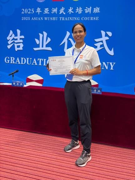Anita returned with Wushu coaching, now she will teach new techniques to players