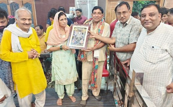 The glory of Shyam Baba was praised in the Sankirtan