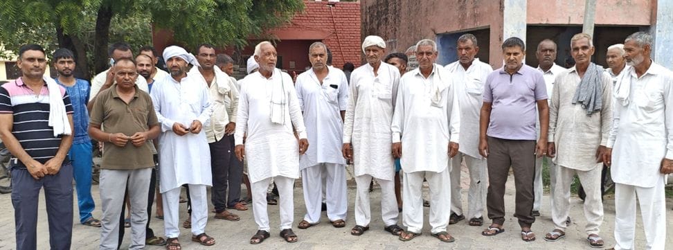Villagers reached BDPO regarding the land of Biswedars