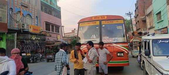 Roadways bus service started, the way from Bidhuna to Auraiya is easy
