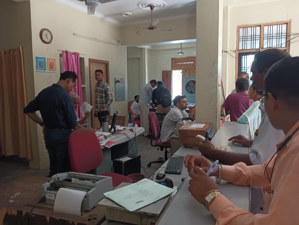 Power failure and post office work halted