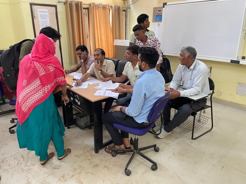 50 students included in the merit list took admission on the last day