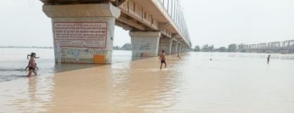 The water level of Ganga has decreased by 14 centimeters